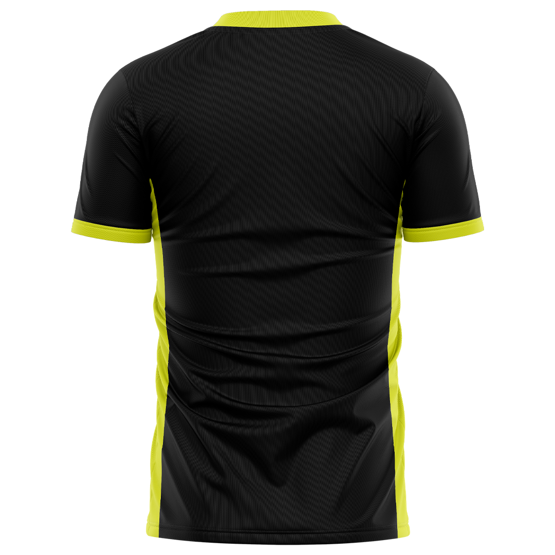 Umbro Custom Stadium Jersey - Black/Fluro Yellow