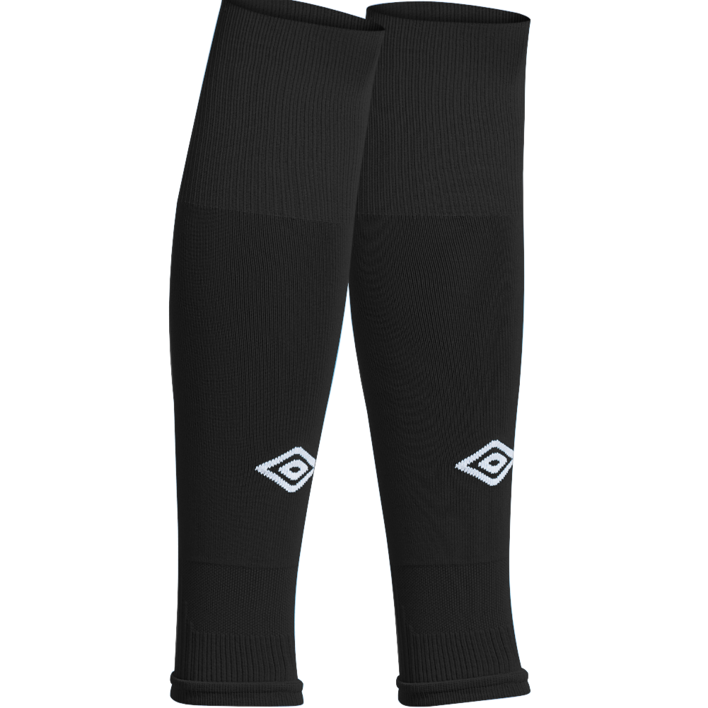 BPHS Footless Socks Black
