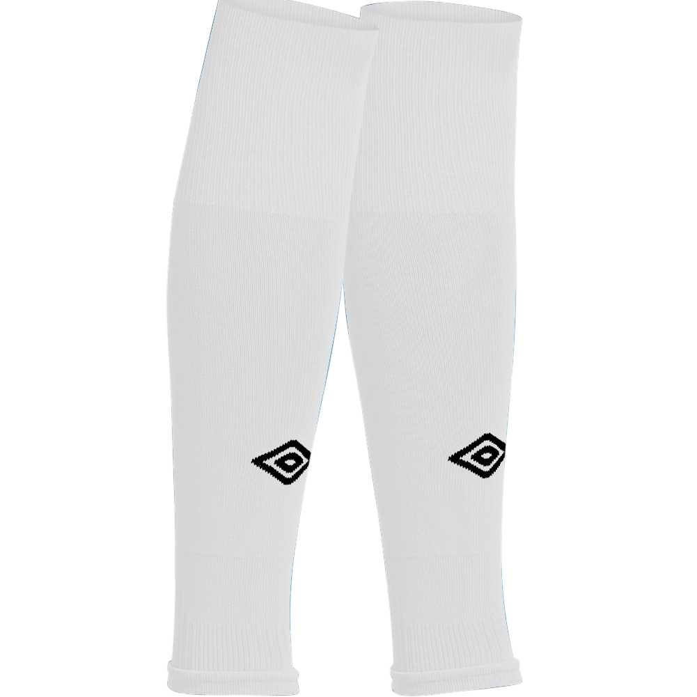 PVFC Footless Socks White