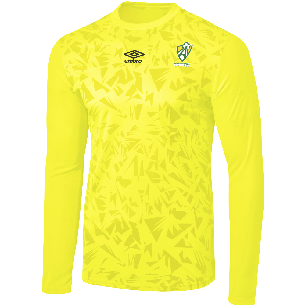 Community Boys U7 to U12 Ashburton GK Yellow Jersey- Front of shirt sponsor: Salesian College