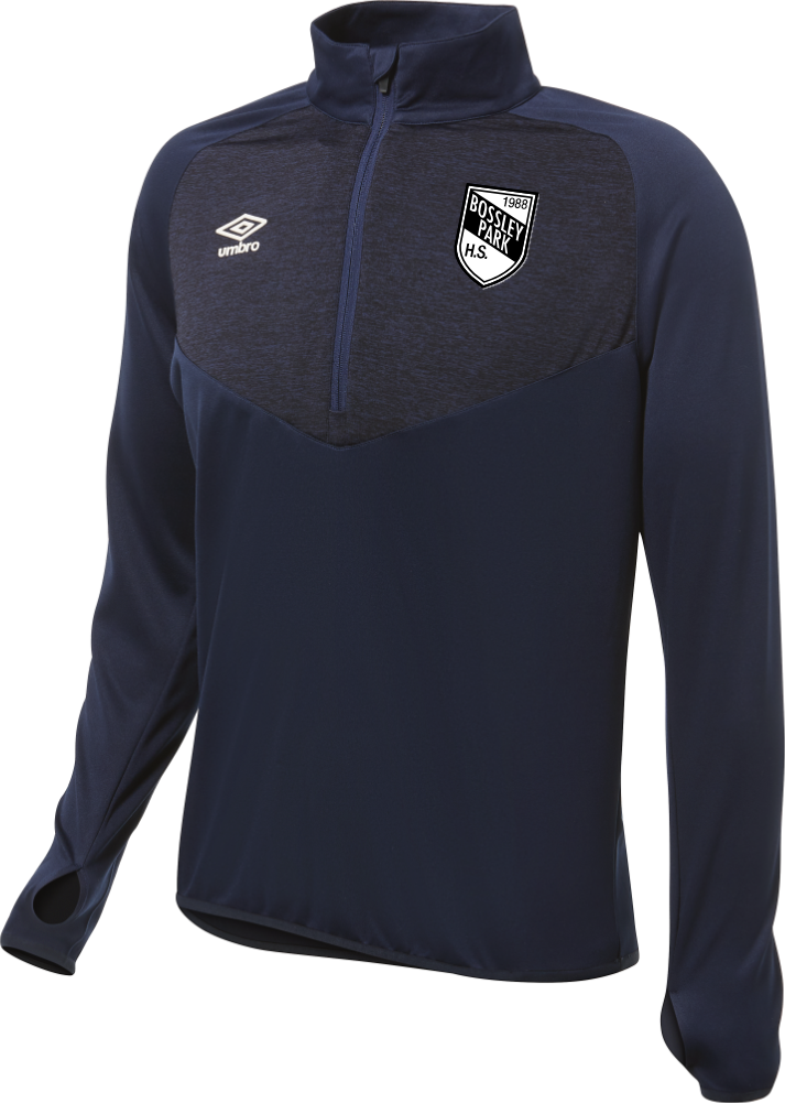 BPHS Elite Half Zip, Midnight Navy