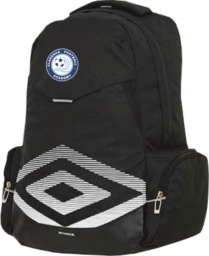 Clarence Football Academy Pro Training 2.0 Backpack Black