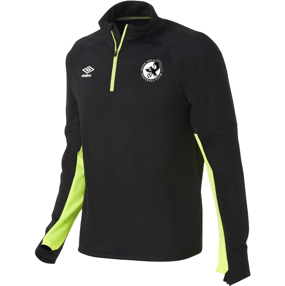 Doon Villa Stadium QTR Zip - Black