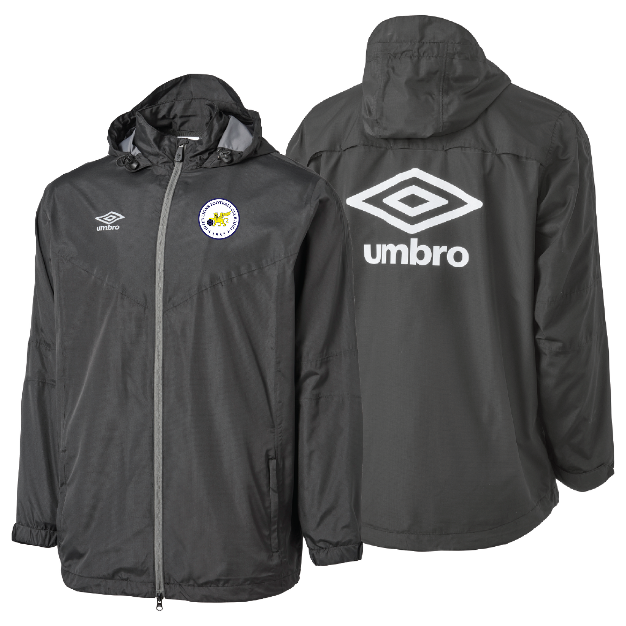 Inter Lions Elite All Weather Jacket Black