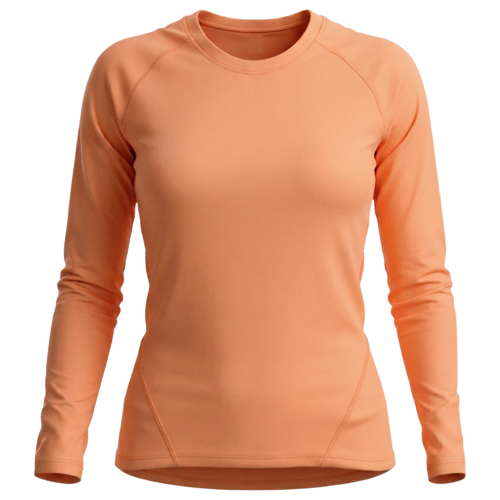 iAthletic iElite Womens Long Sleeve Top - Orange