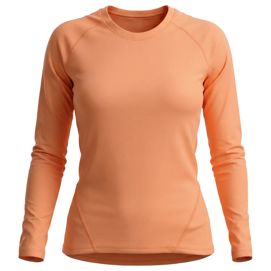 iAthletic iElite Womens Long Sleeve Top - Orange