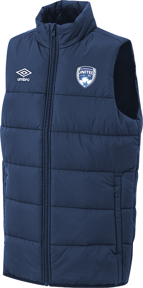 MUFC Padded Vest 2.0, Midnight Navy