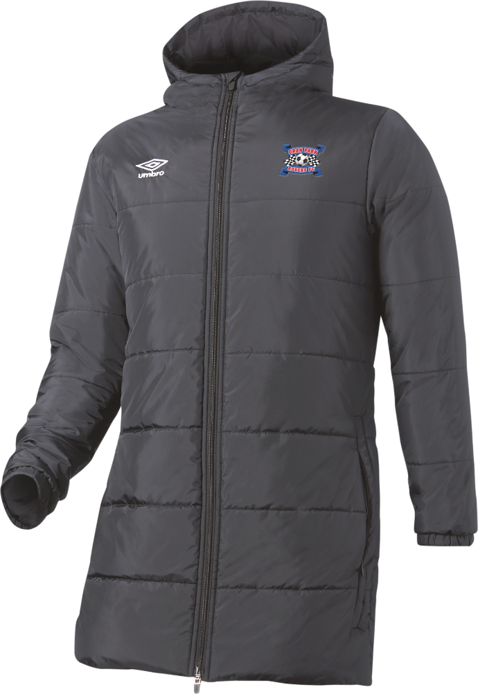 OPRFC Long Padded Jacket 2.0, Black