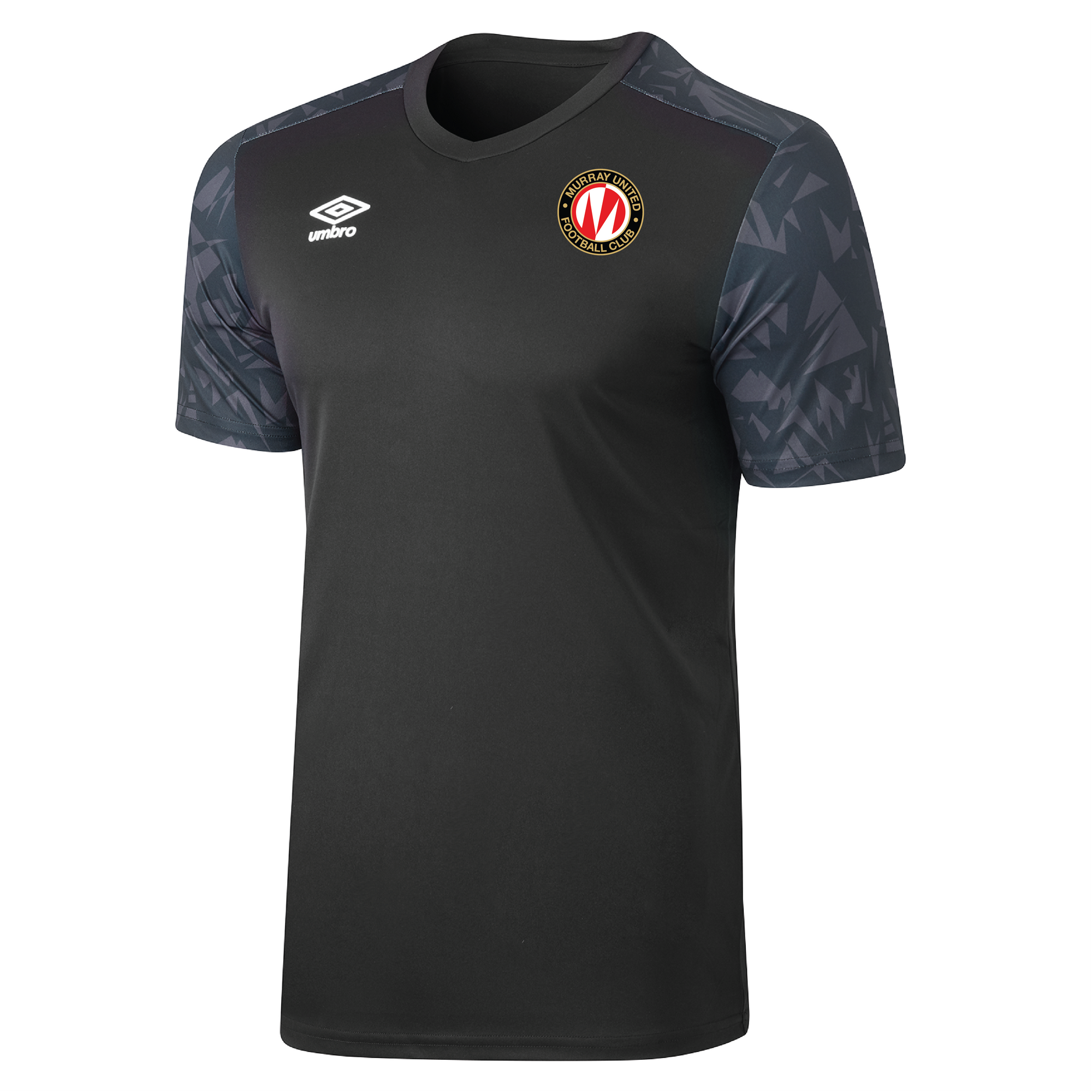 Murray United FC Scatter Jersey Black/Grey
