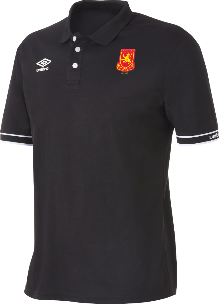 Preston Lions Legacy Polo Black