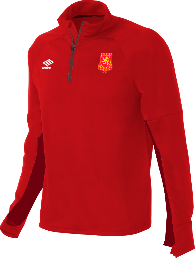 Preston Lions Stadium QTR ZIP Red