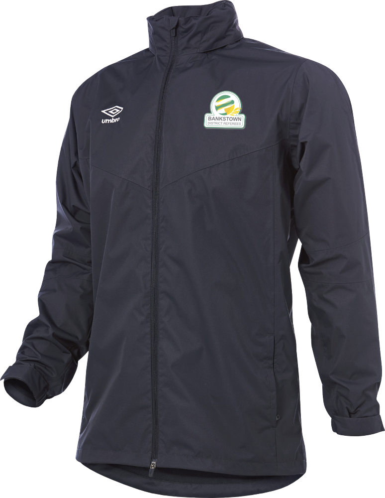 BDAFA Referees All Weather Jacket Black SALE