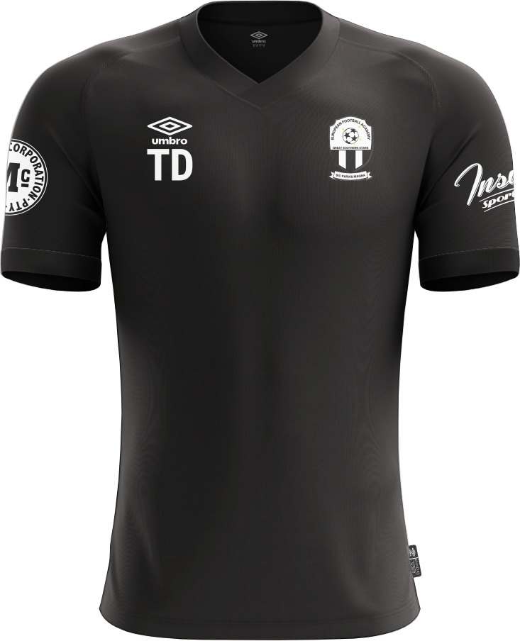 European Football Academy Jersey Black