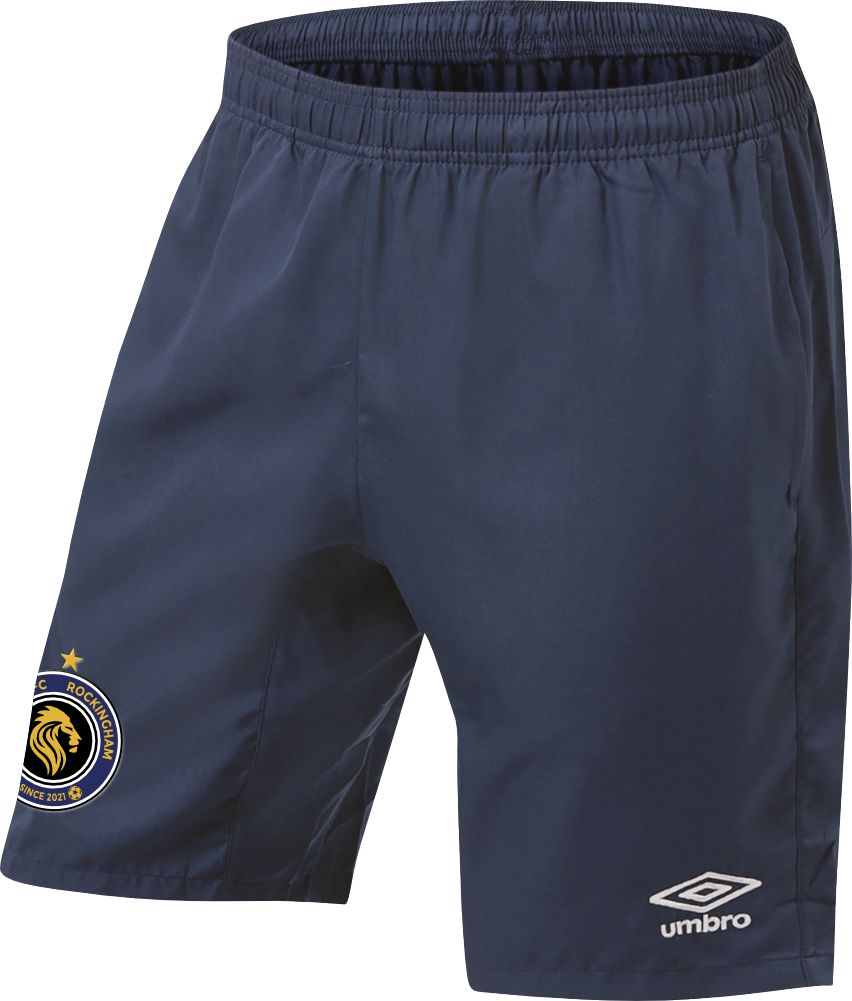 Rockingham AFC Coaches Shorts, Midnight Navy