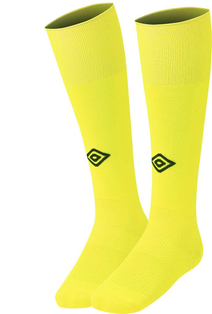 White City Goalkeeper Socks Fluro yellow