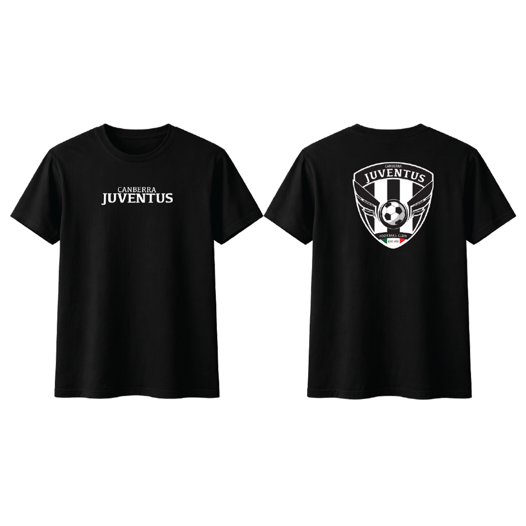 Canberra Juventus Cotton Tee Black