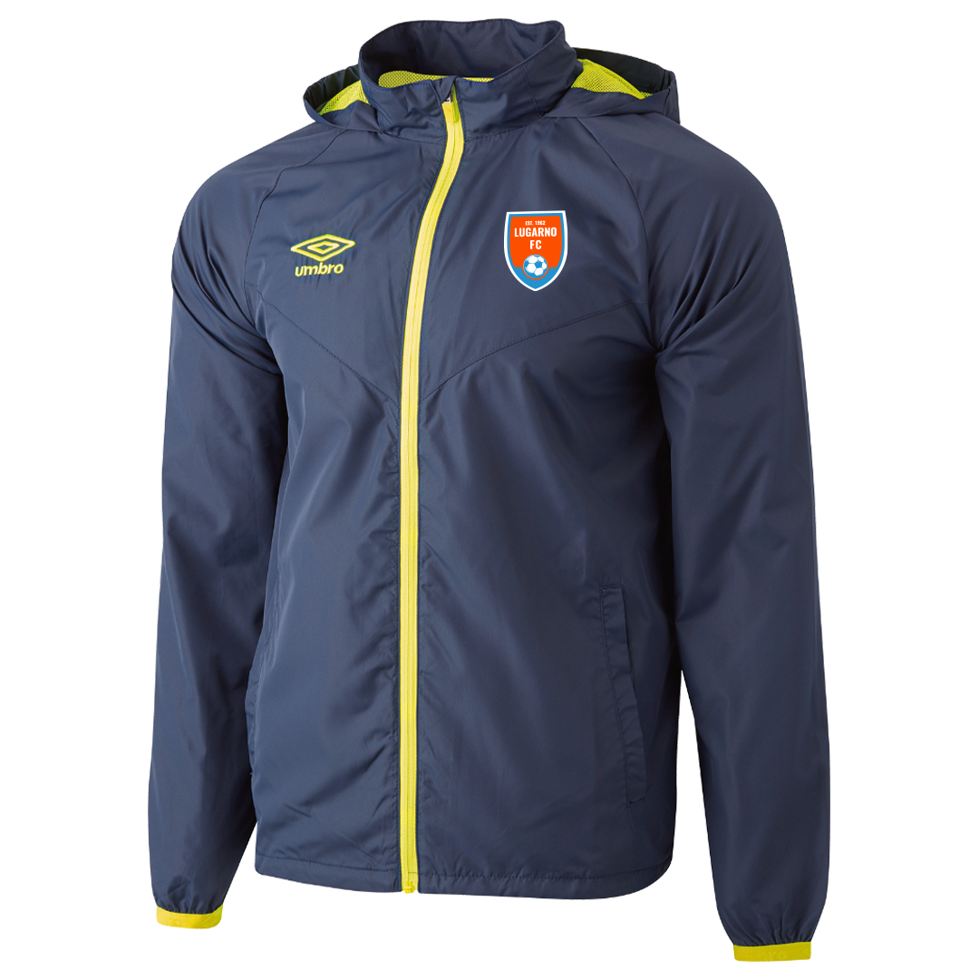 Lugarno Elite Shower Jacket Navy/Fluro