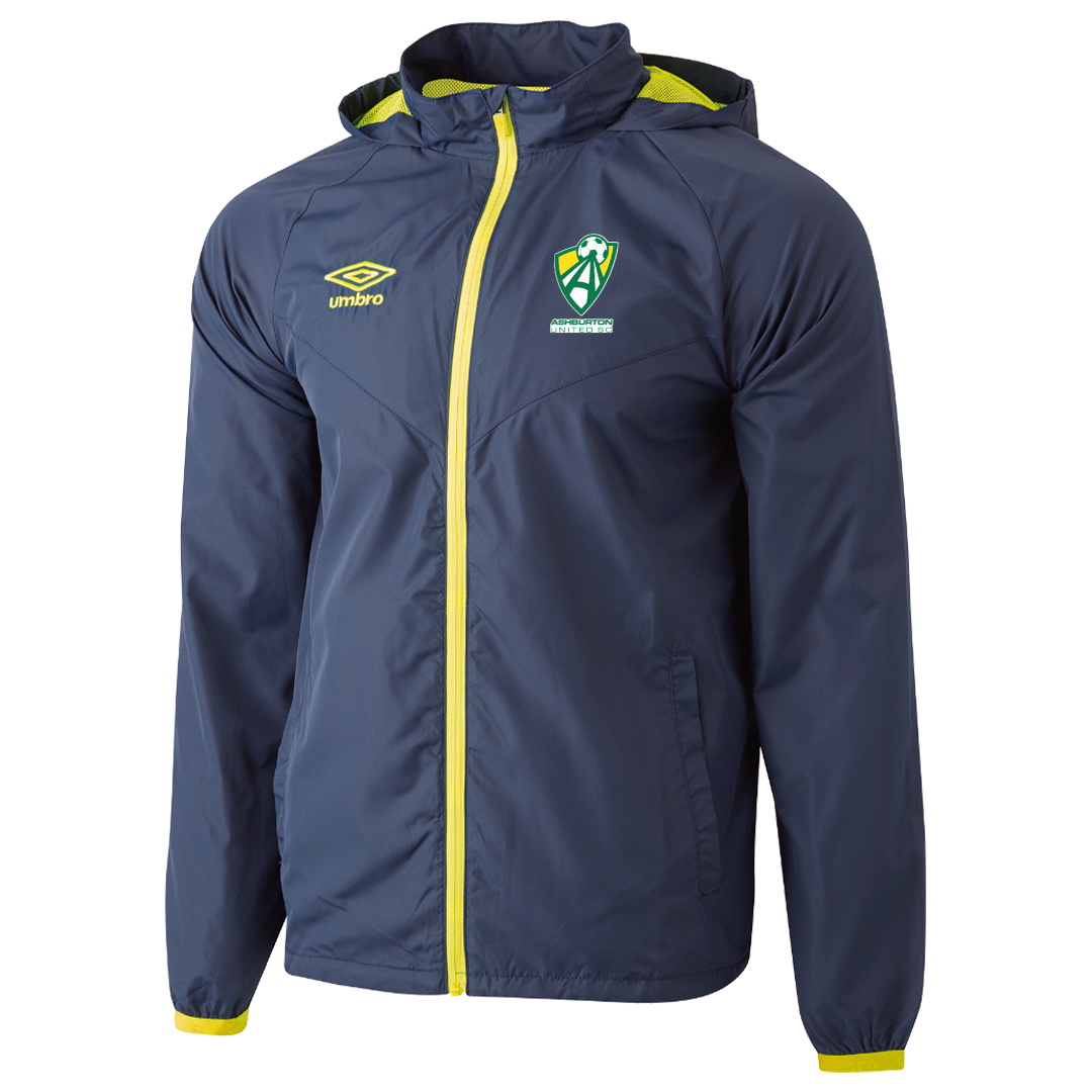 Ashburton Coaches Elite Shower Jacket Navy/Fluro