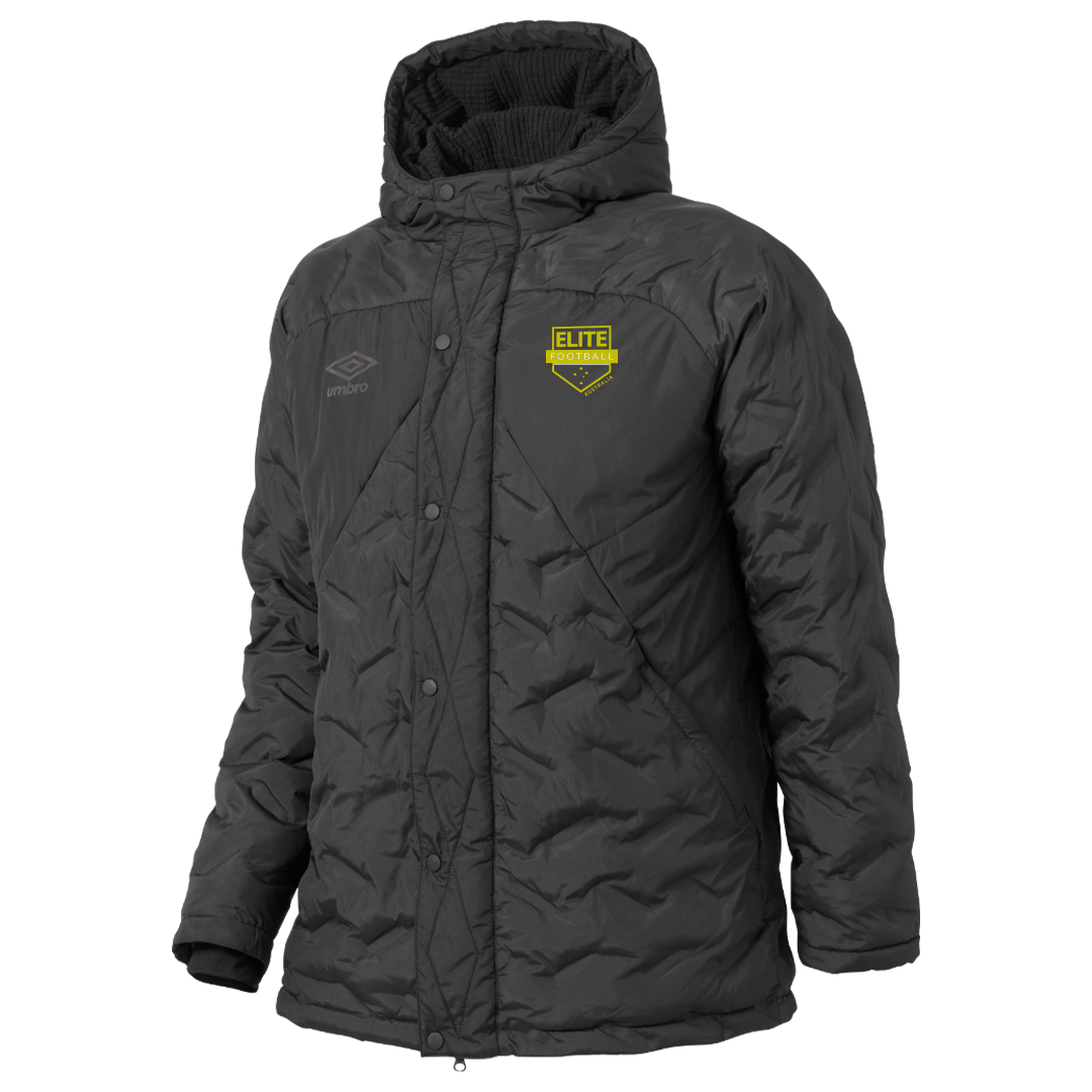 Elite Football Insulated Padded Jacket Black