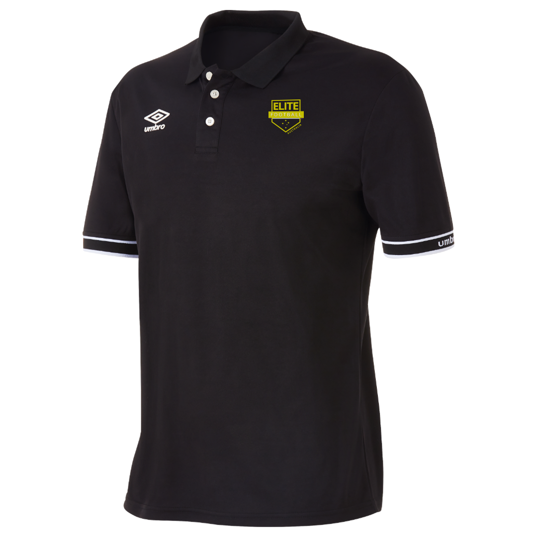 Elite Football Legacy Polo Black