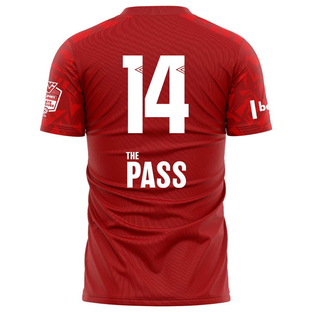 Senior Ashburton Scatter Velocity Red Jersey- Sponsor Logos