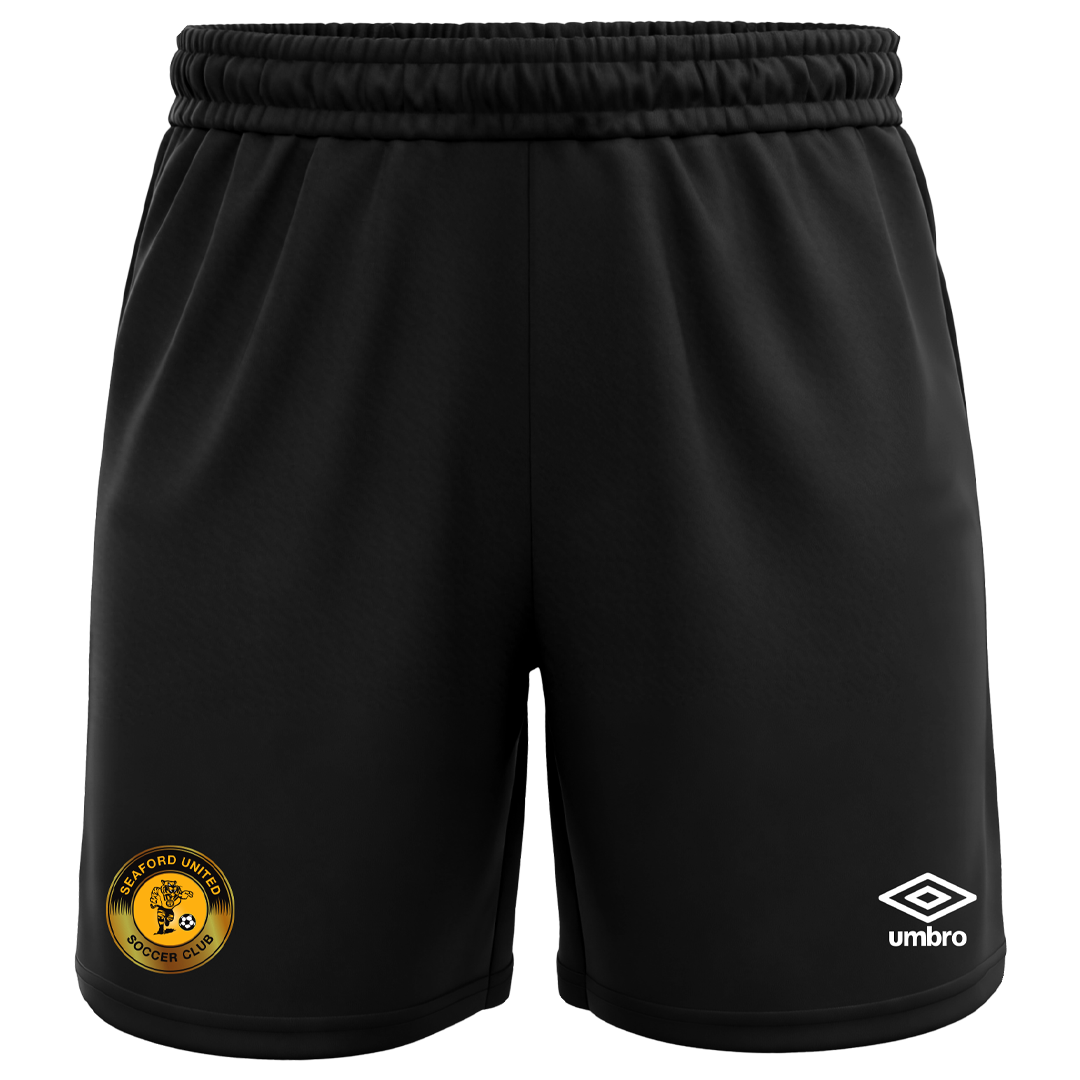 Seaford United Custom Shorts Black/White