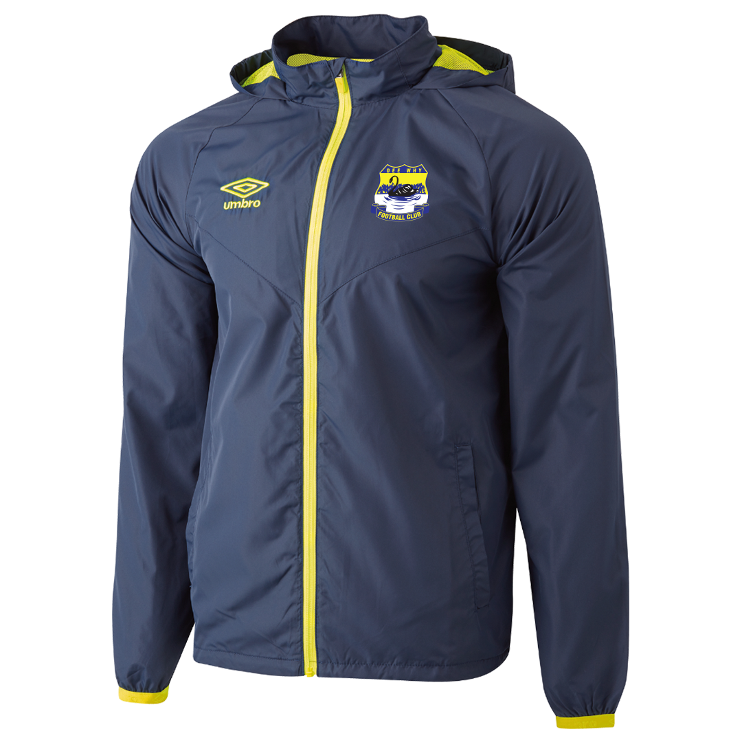 Dee Why Elite Shower Jacket Navy/Fluro