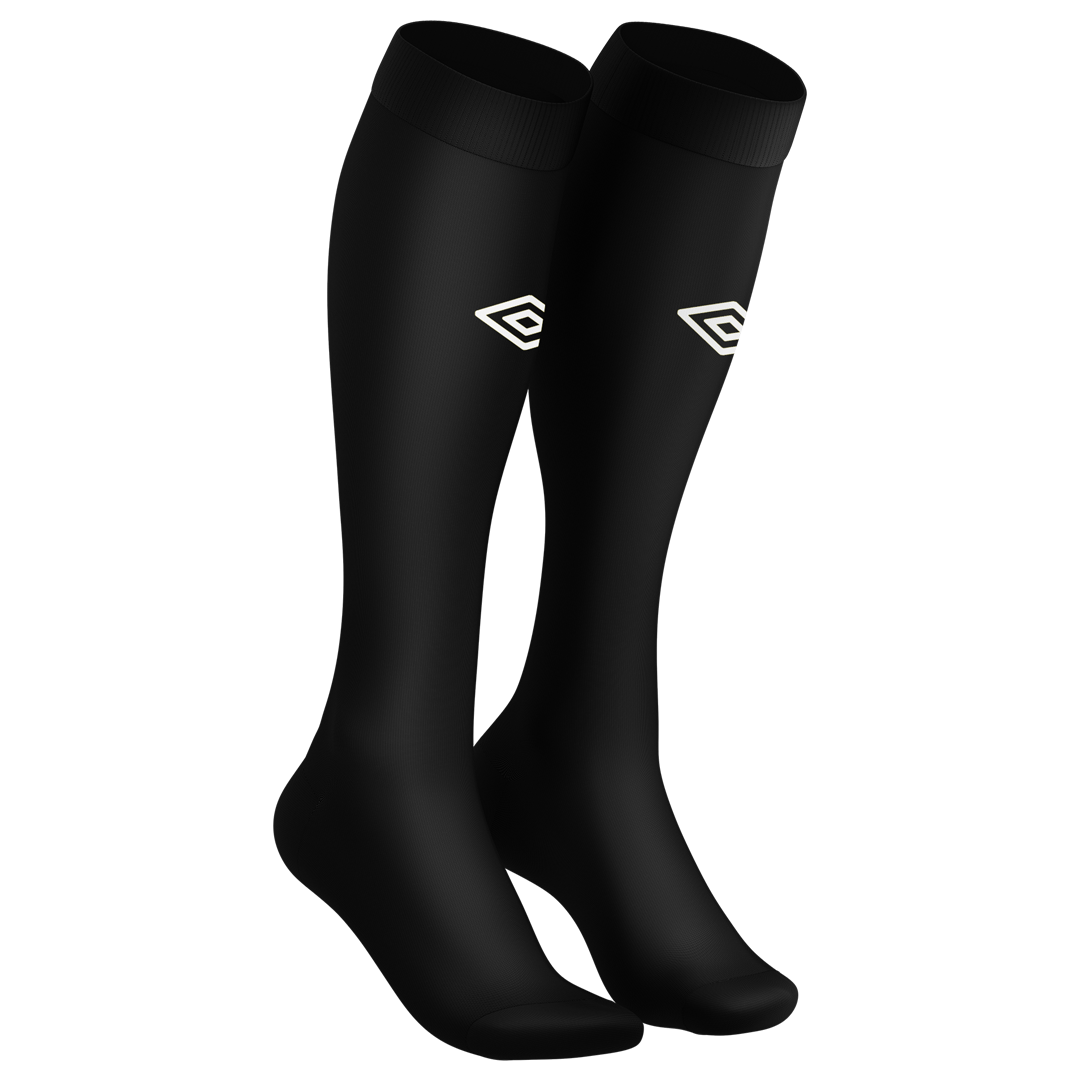 Seaford United Custom Socks Black/White