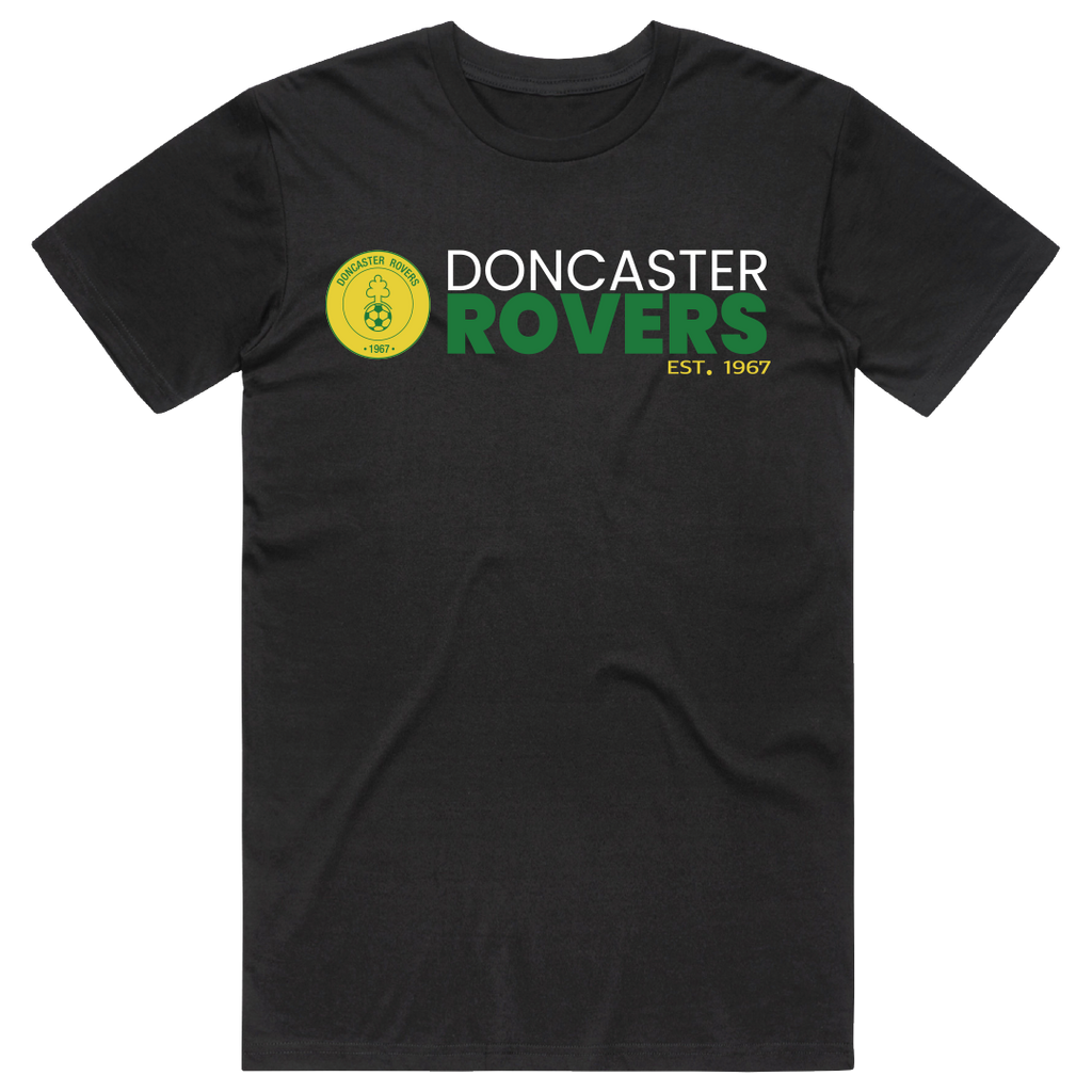 Doncaster Rovers Cotton Tee Black