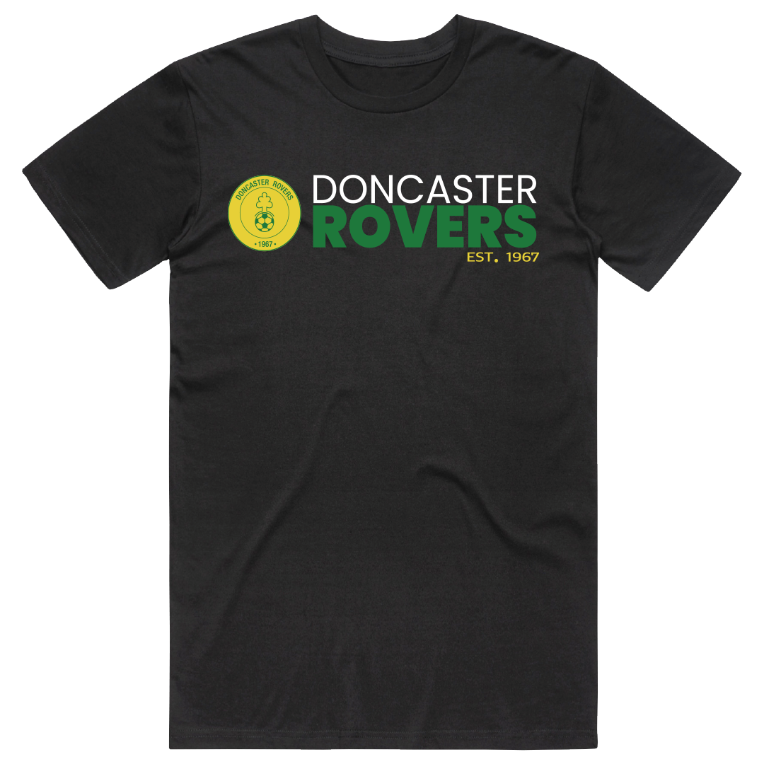 Doncaster Rovers Cotton Tee Black
