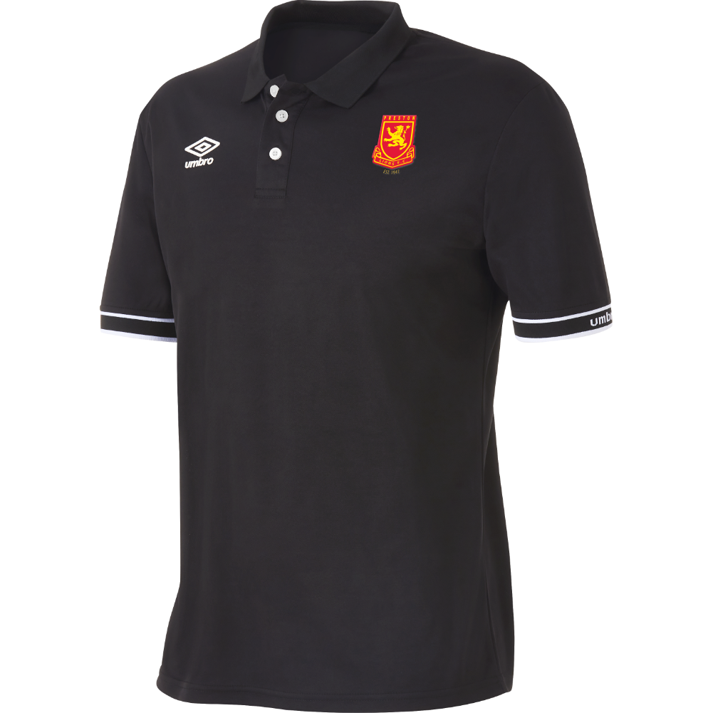Preston Lions Legacy Polo Black